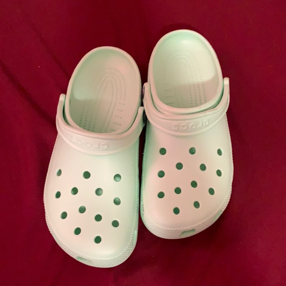 Mint Green Crocs